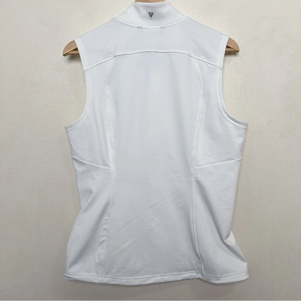 LEVELWEAR Womens Small Layer Resort White Golf Vest - Picture 12 of 12